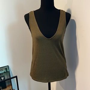 Forever 21 olive tank top size S